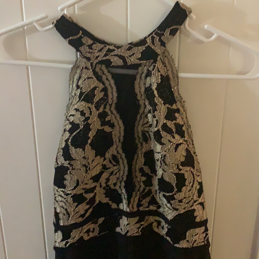 Black evening gown